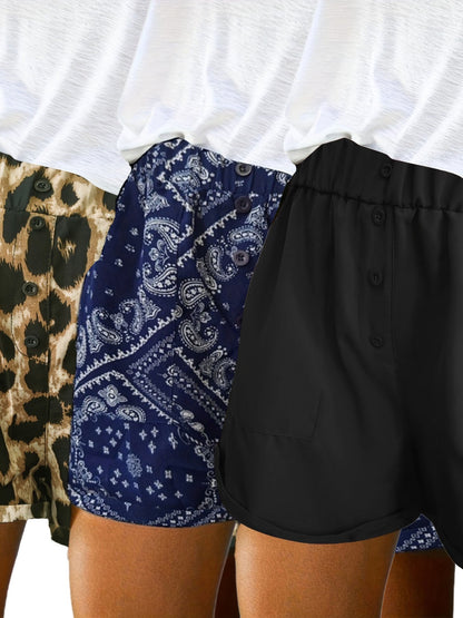 Women's Cargo Shorts - Multi Pocket – Pink / Burgundy – main product image