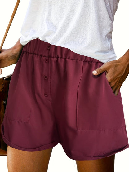 Women's Cargo Shorts - Multi Pocket – Pink / Burgundy – Pink option – view 11
