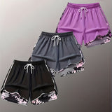 Black + Dark Gray + Purple