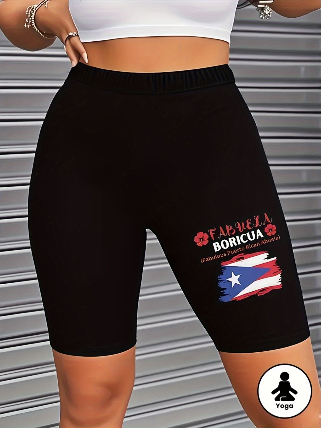 Women's Cargo Shorts - Stretch Active Style – Black option – main product image