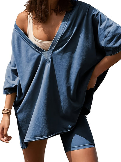 Women's Cargo Shorts - Stretch With Pockets – Relaxed Fit – Blue option – view 5