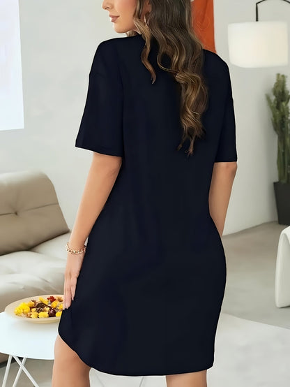 Women's Casual Dress - Short Sleeve detail view