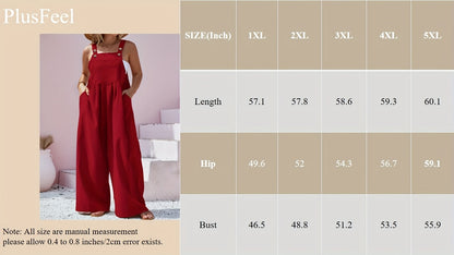 Women's Casual Jumpsuit - Button Detail Oversized – view 5