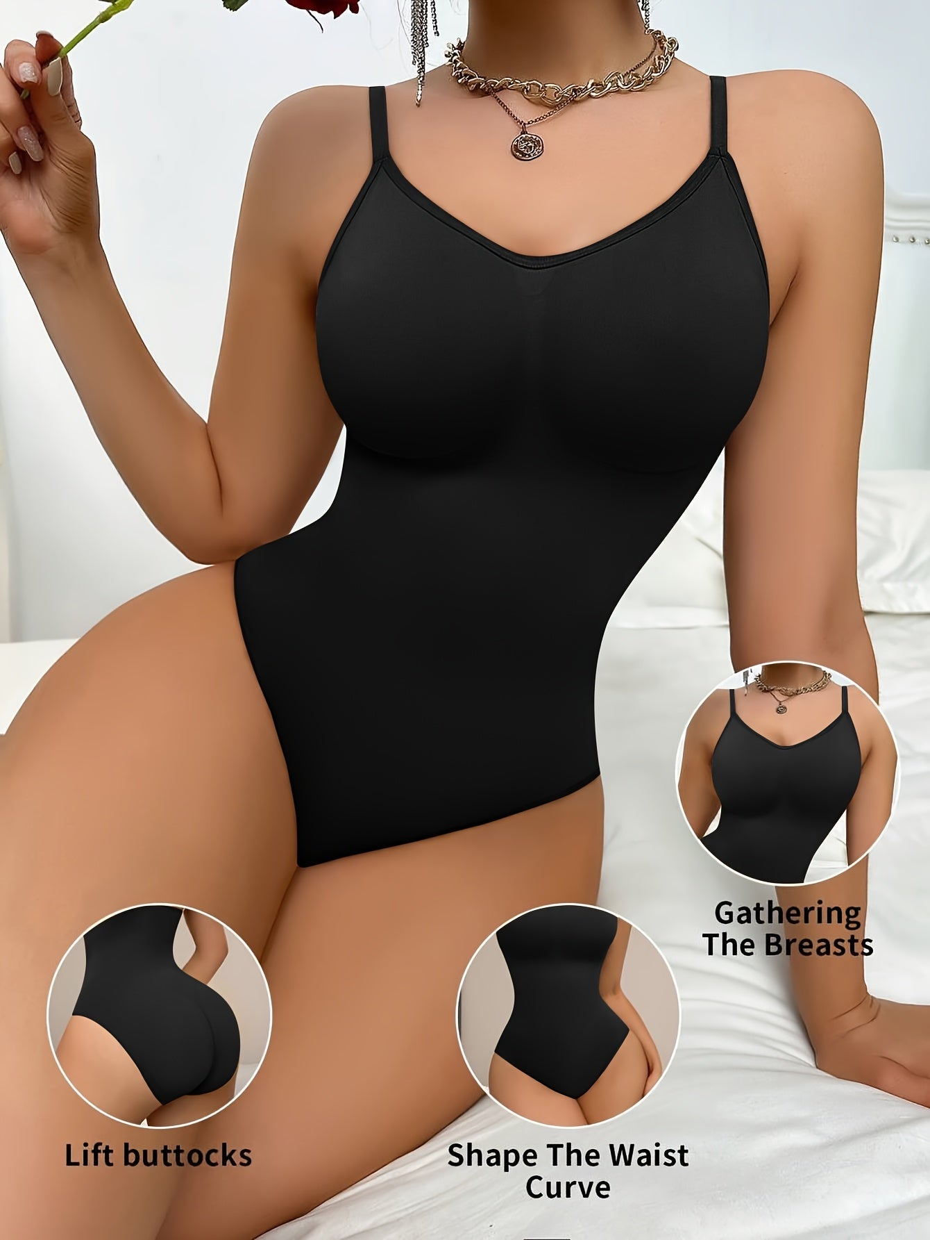 Women's Casual Jumpsuit - Easy One-Piece Silhouette – Sizes XS–L detail view