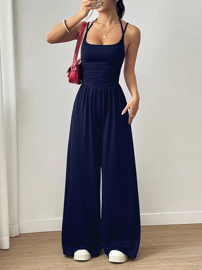 Women's Casual Jumpsuit - Full Length – Grey option – main product image