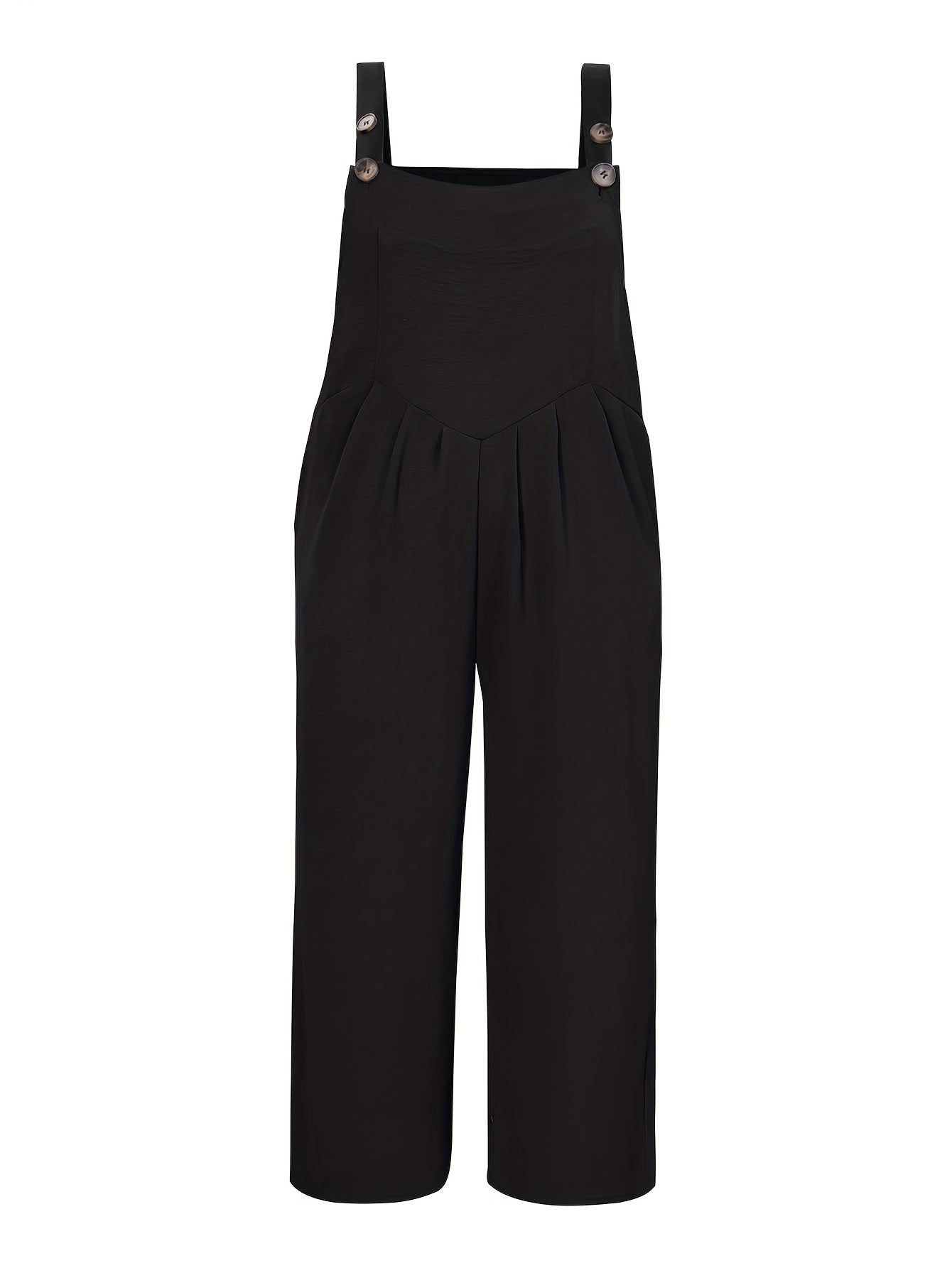 Women's Casual Jumpsuit - Full Length Button Detail – view 4