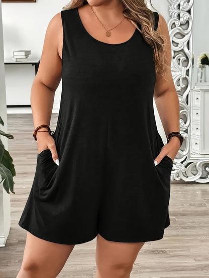Women's Casual Jumpsuit - Pocket Detail Regular Fit detail view