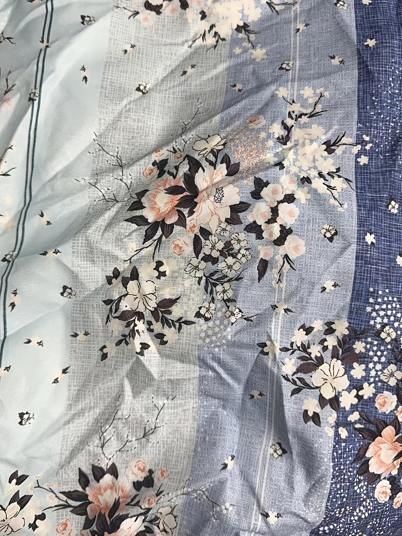 Women's Casual Overalls - Floral Print Wide Leg detail view