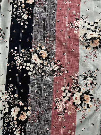 Women's Casual Overalls - Floral Print Wide Leg detail view