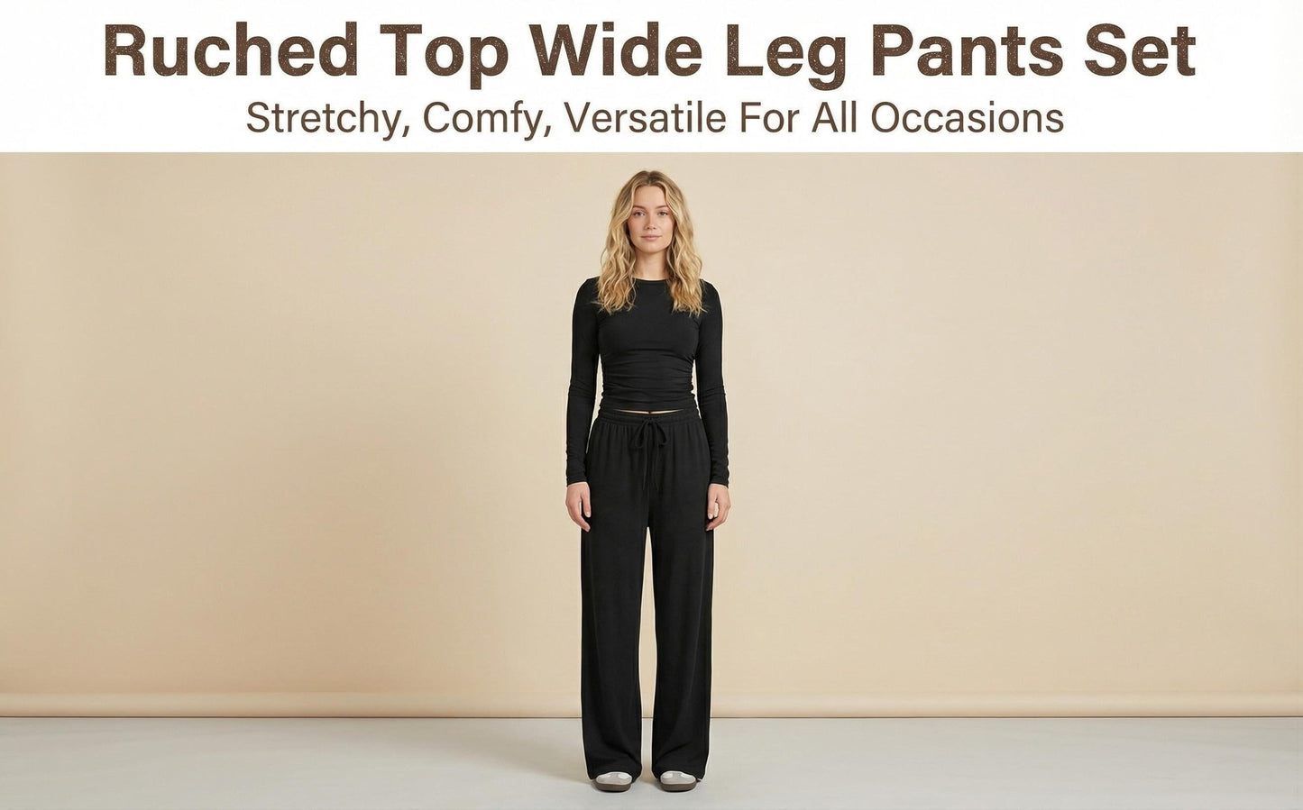 Women's Casual Pants – Deep Grey / Dark Gray detail view