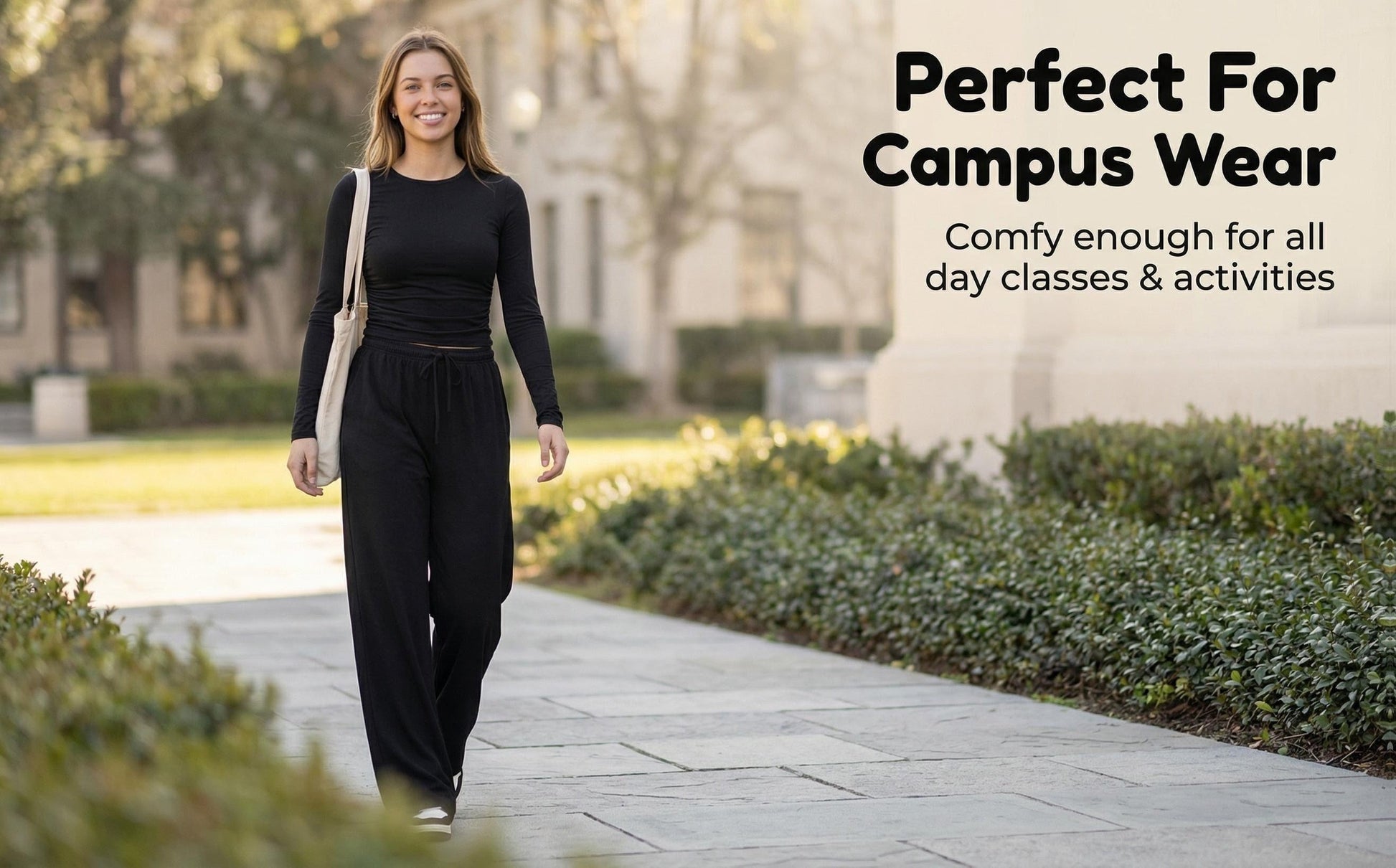 Women's Casual Pants – Deep Grey / Dark Gray detail view