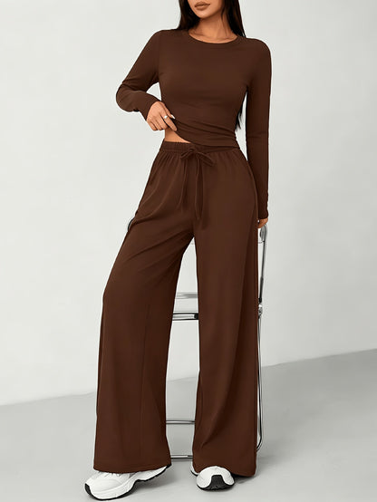 Women's Casual Pants – Deep Grey / Dark Gray detail view