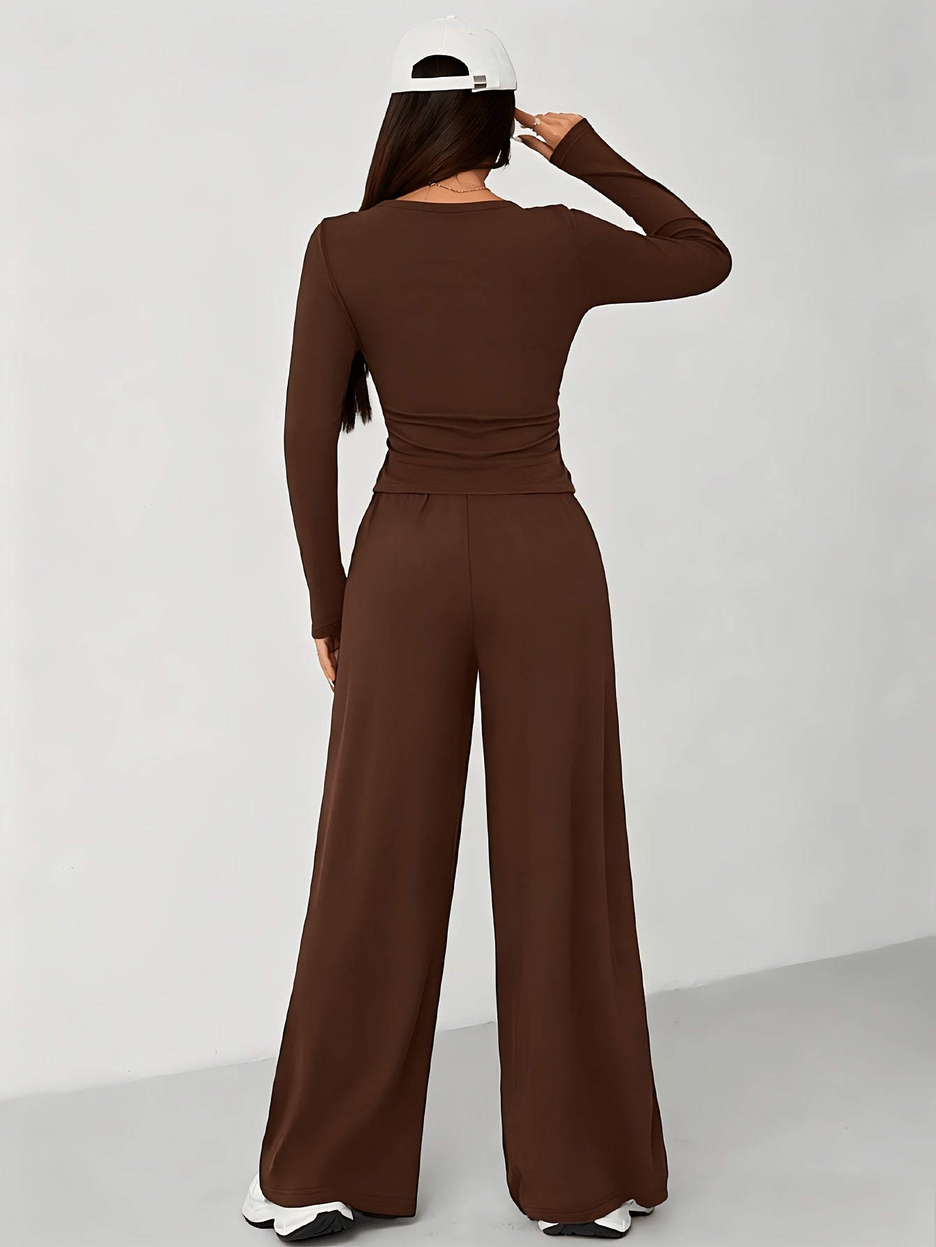 Women's Casual Pants – Deep Grey / Dark Gray detail view