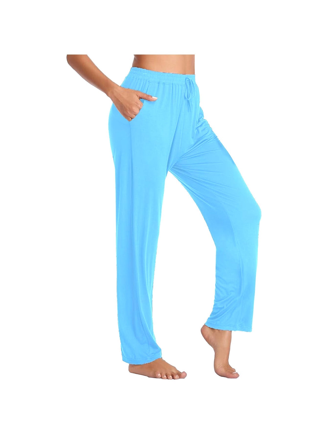 Women's Casual Pants - Drawstring Waist Relaxed fit – view 3