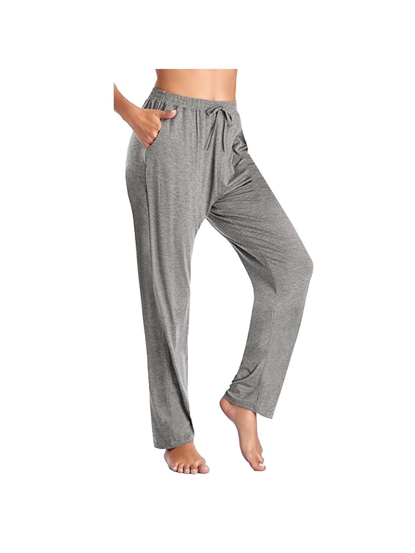 Women's Casual Pants - Drawstring Waist Relaxed fit – view 9