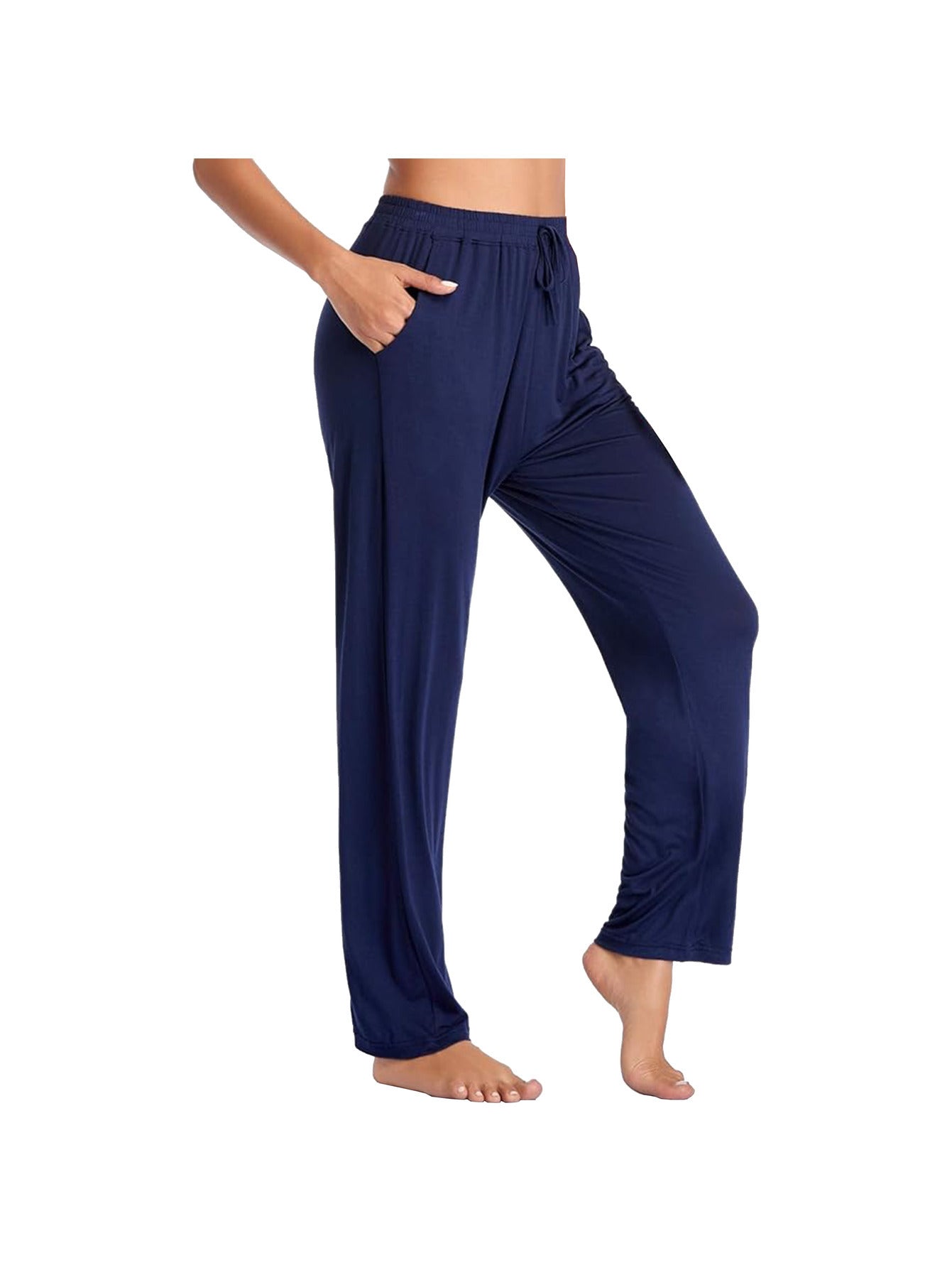 Women's Casual Pants - Drawstring Waist Relaxed fit – view 10
