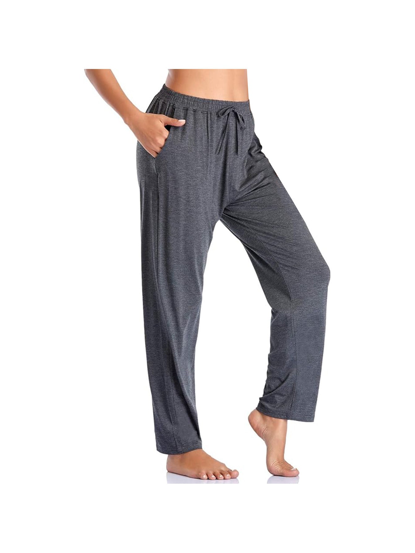 Women's Casual Pants - Drawstring Waist Relaxed fit – view 11
