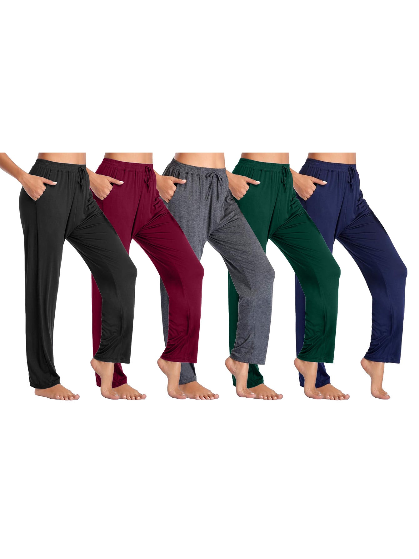 Women's Casual Pants - Drawstring Waist Relaxed fit – view 12