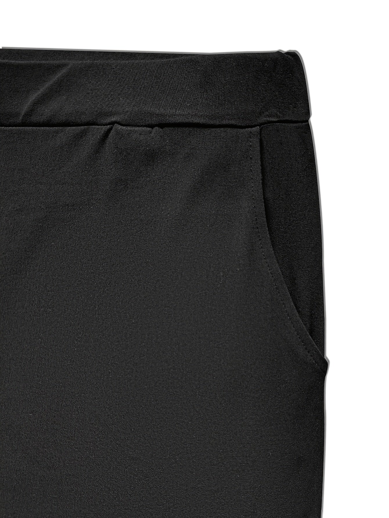 Women's Casual Pants - Drawstring Waist Slim fit detail view