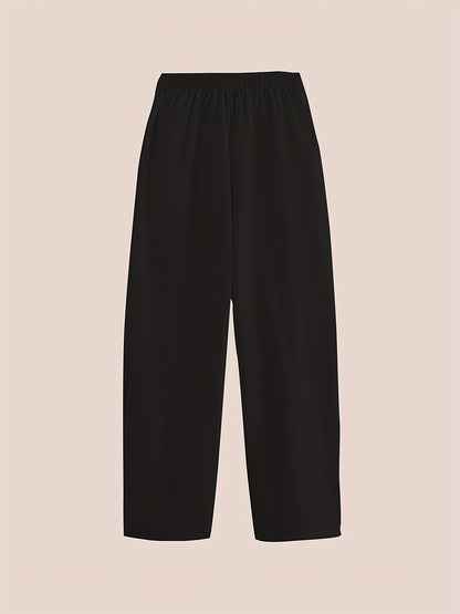 Women's Casual Pants - Elastic Waist With Pockets 88 detail view