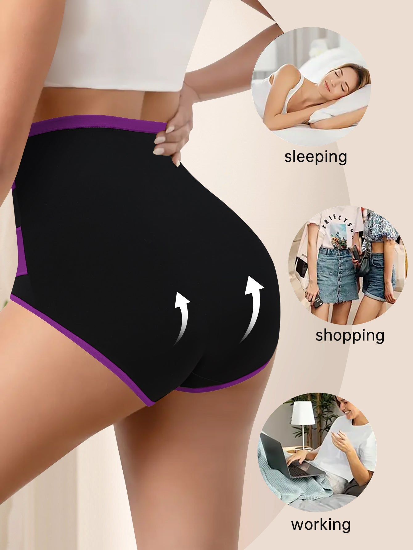 Women's Casual Pants - High Waist 28 – view 2
