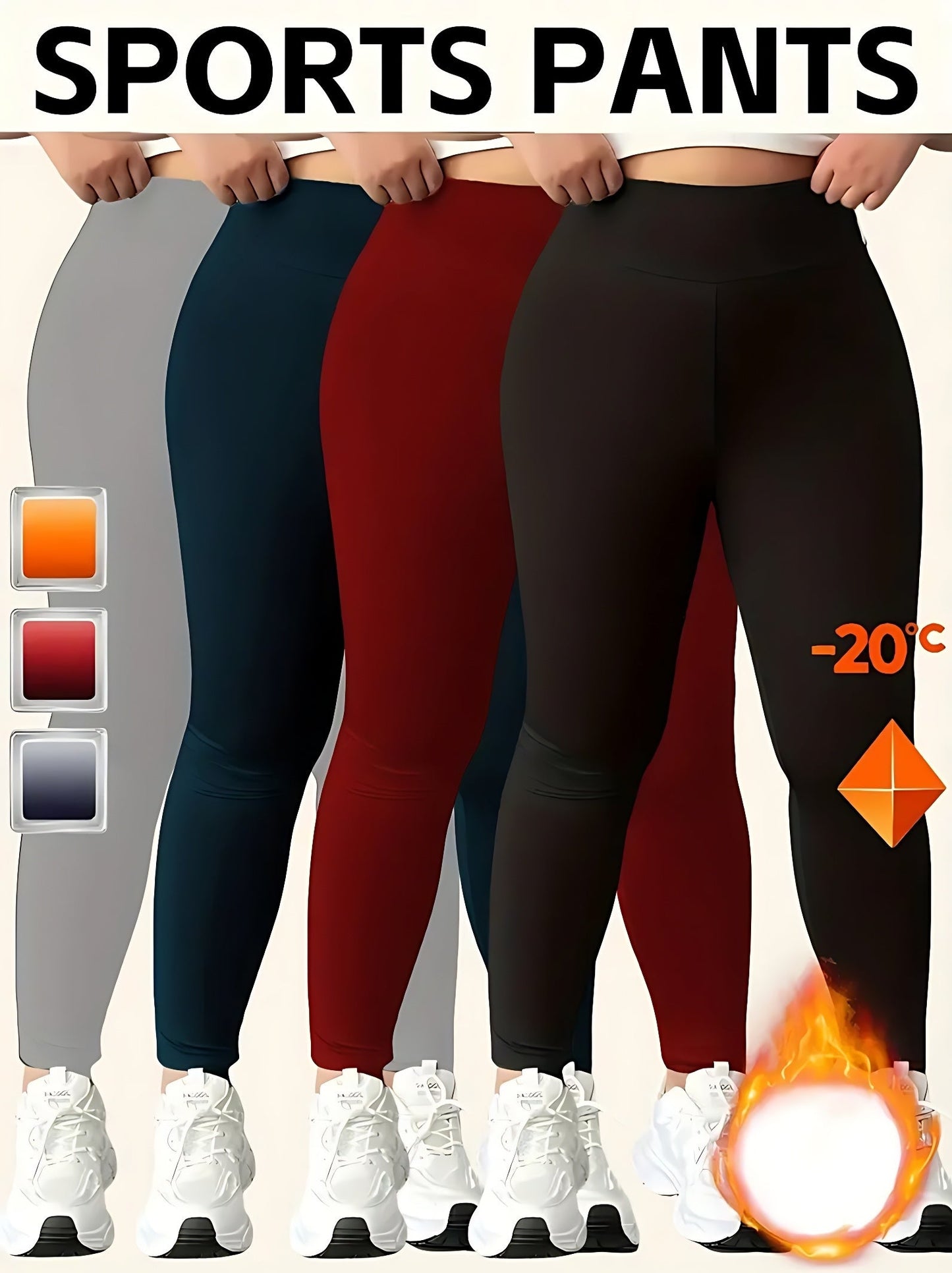 Women's Casual Pants - High Waist – 4-Color Selection – Gray option – main product image