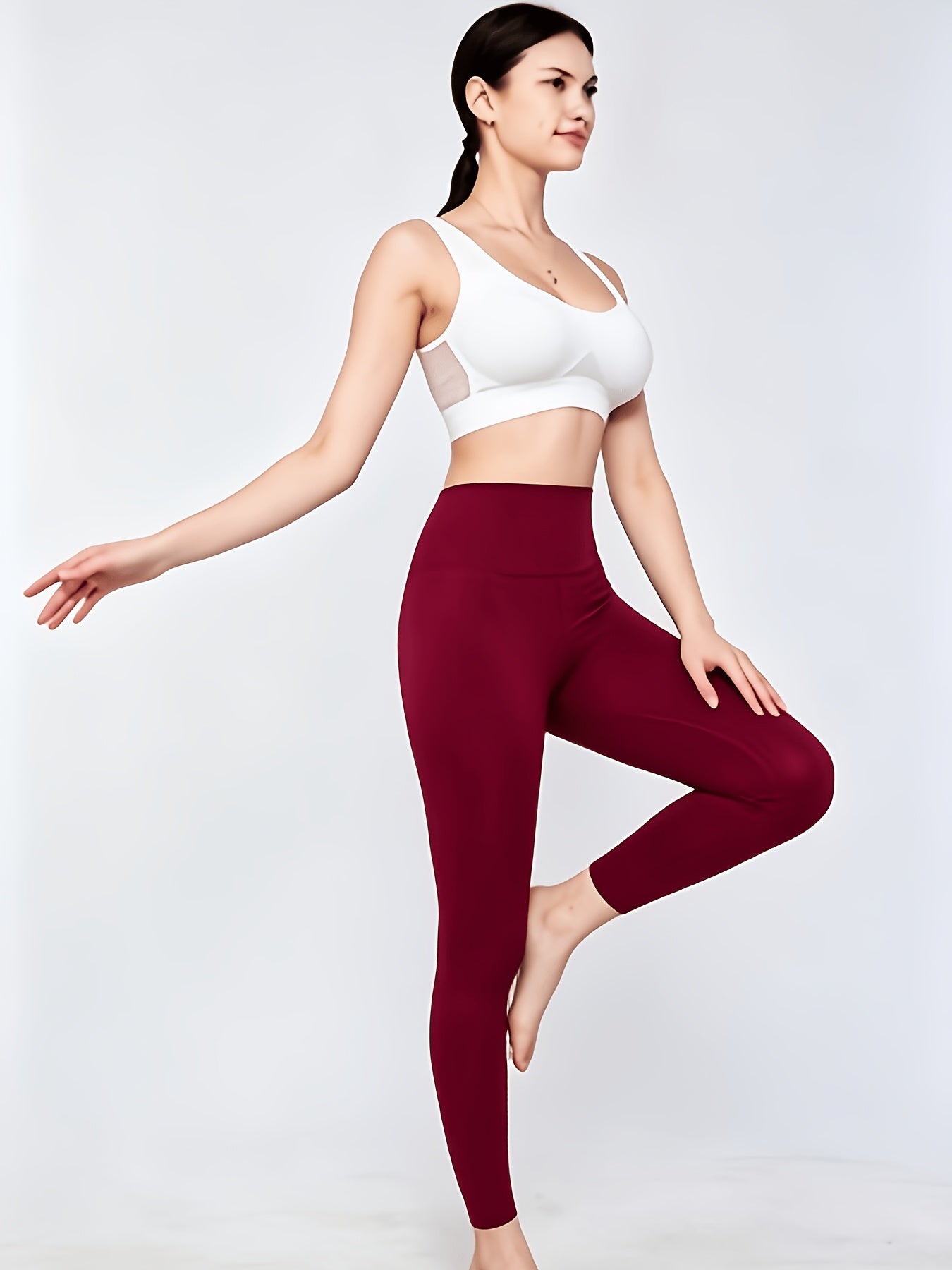 Women's Casual Pants - High Waist – Black 1PC detail view