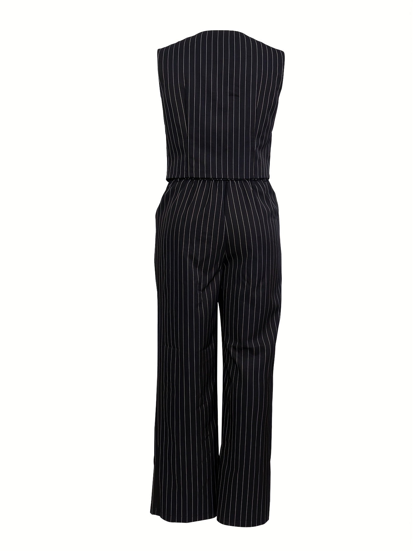 Women's Casual Pants - High Waist Regular fit detail view
