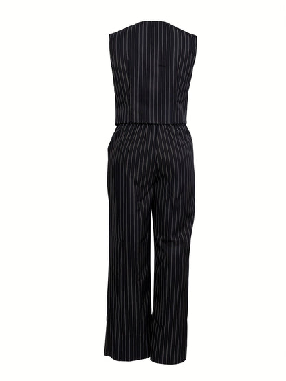 Women's Casual Pants - High Waist Regular fit detail view