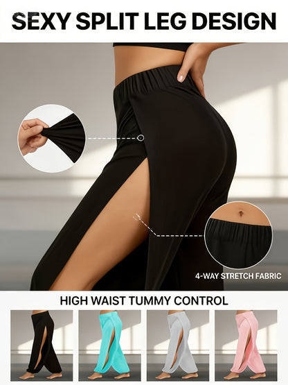 Women's Casual Pants - High Waist Relaxed fit detail view