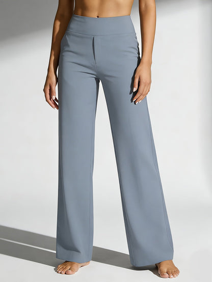 Women's Casual Pants - High Waist With Pockets – view 4