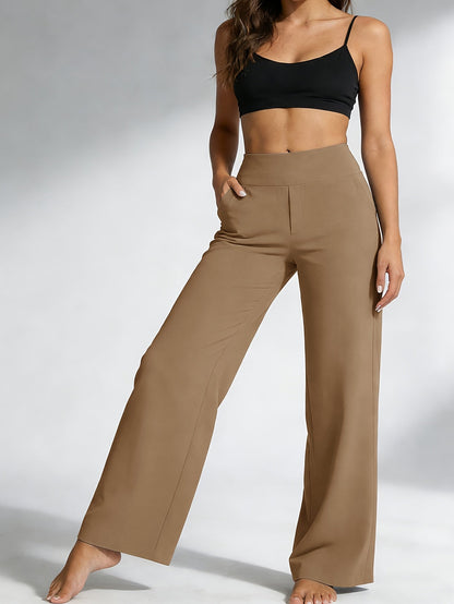 Women's Casual Pants - High Waist With Pockets – view 16