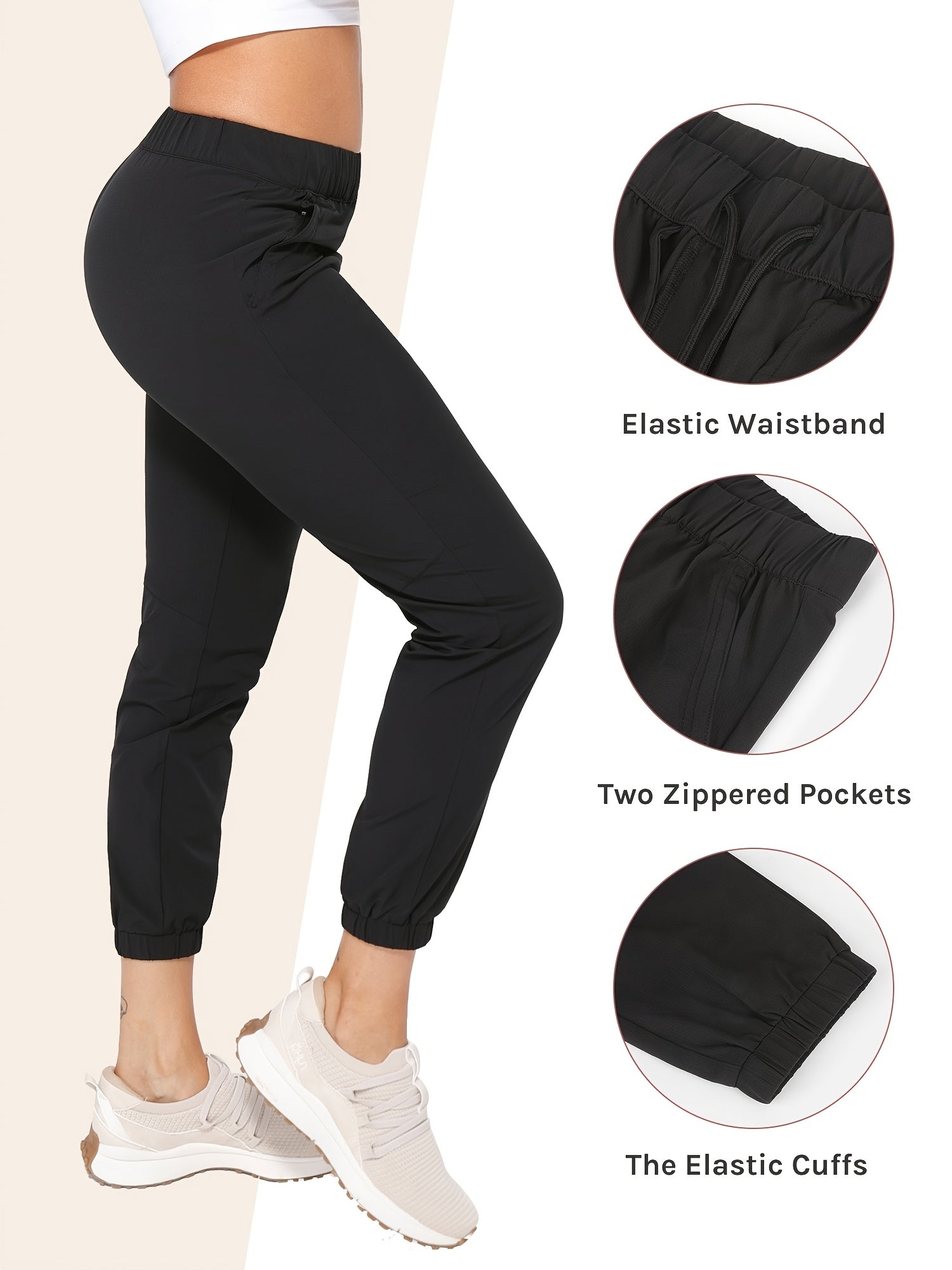 Women's Casual Pants - High Waist With Pockets 58 – view 3