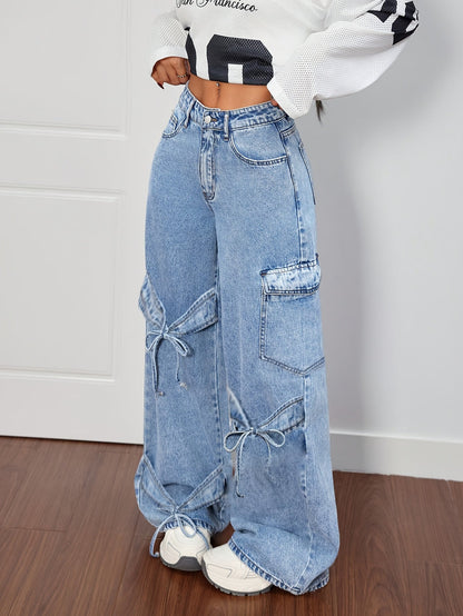 Women's Casual Pants - Pocket Detail Regular Fit detail view