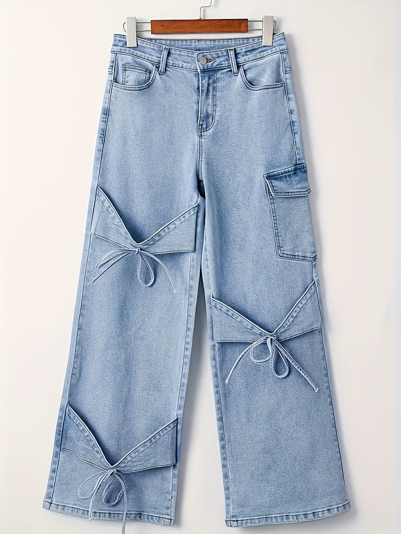 Women's Casual Pants - Pocket Detail Regular Fit detail view