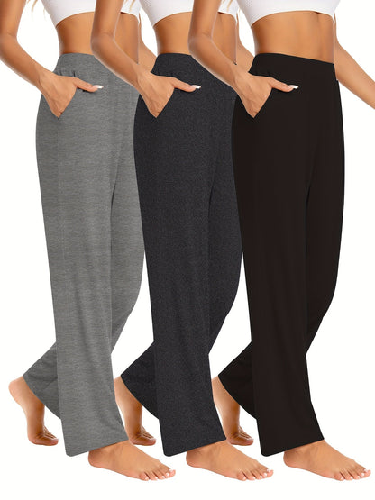 Women's Casual Pants - Pocket Detail Wide leg – view 10