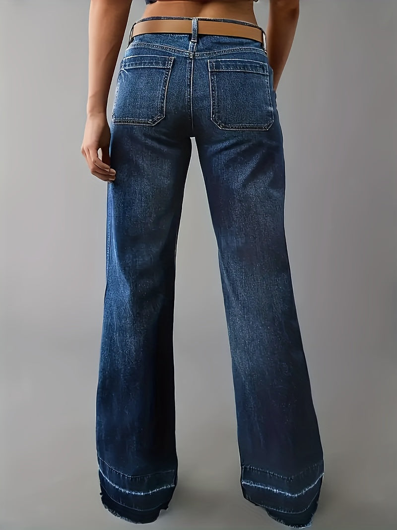 Women's Casual Pants – Sea Blue detail view