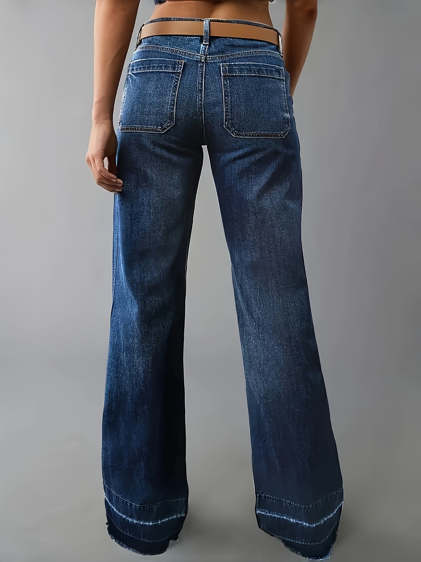 Women's Casual Pants – Sea Blue detail view