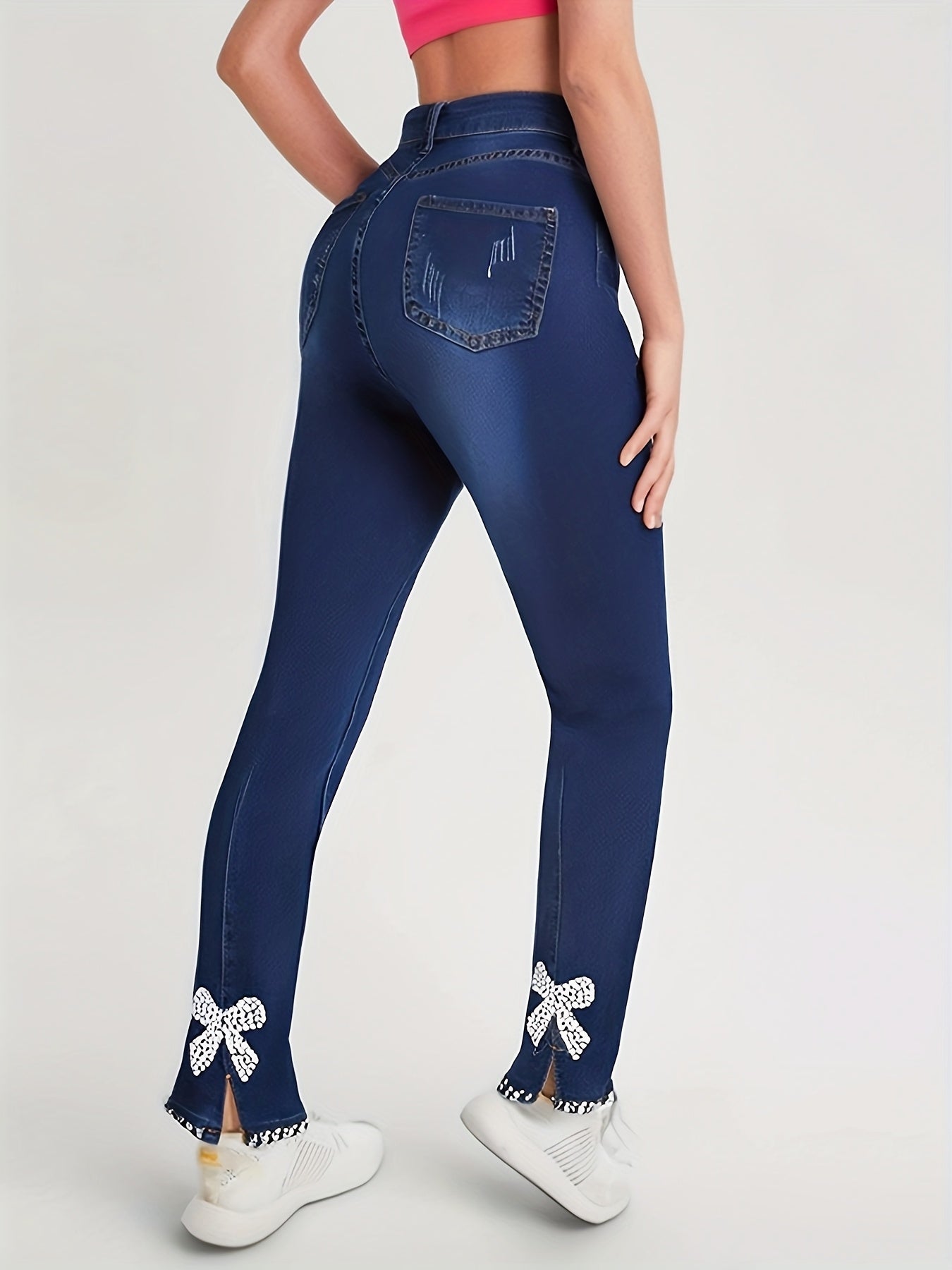 Women's Casual Pants - Stretch Slim fit detail view