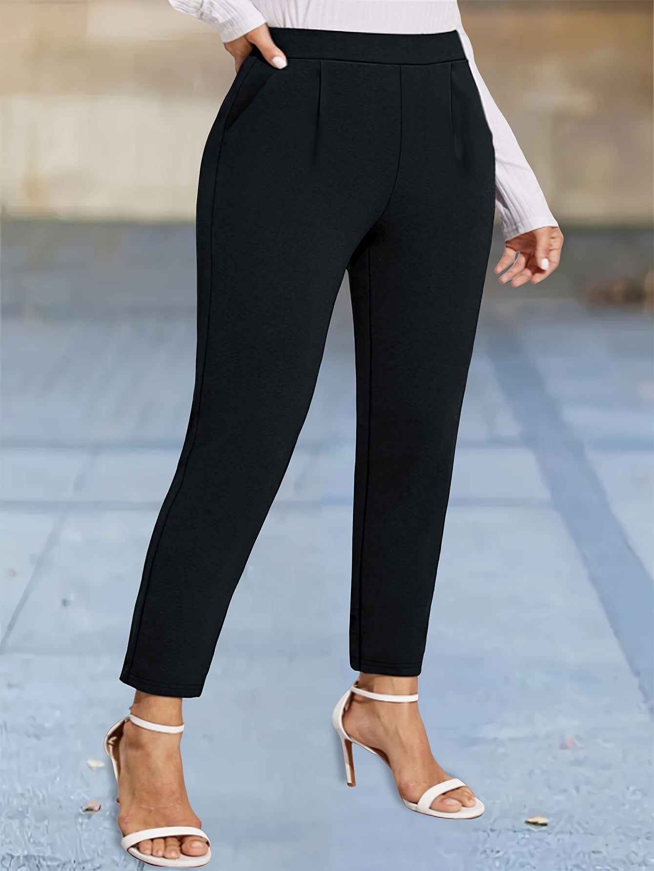 Women's Casual Pants - Stretch With Pockets 75 detail view
