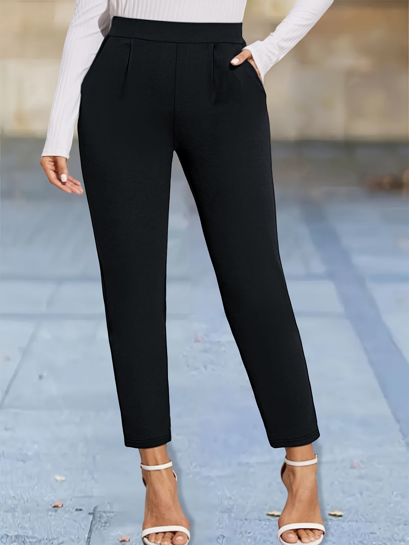 Women's Casual Pants - Stretch With Pockets 75 detail view