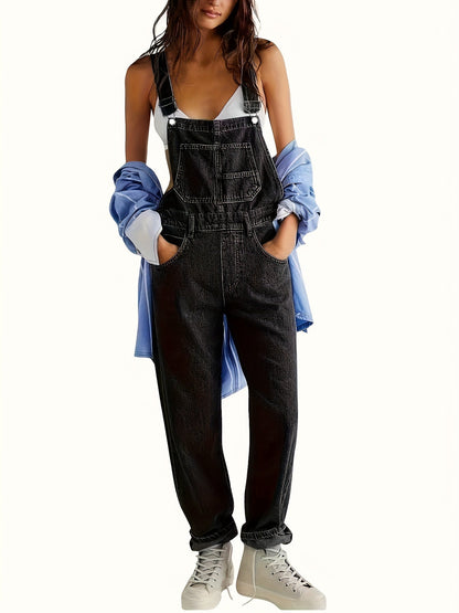 Women's Casual Romper - Pocket Detail Oversized detail view