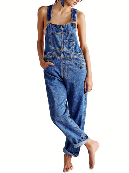 Women's Casual Romper - Pocket Detail Oversized detail view