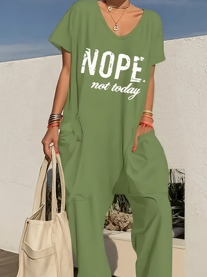 Women's Casual Romper - V-Neck Short Leg detail view