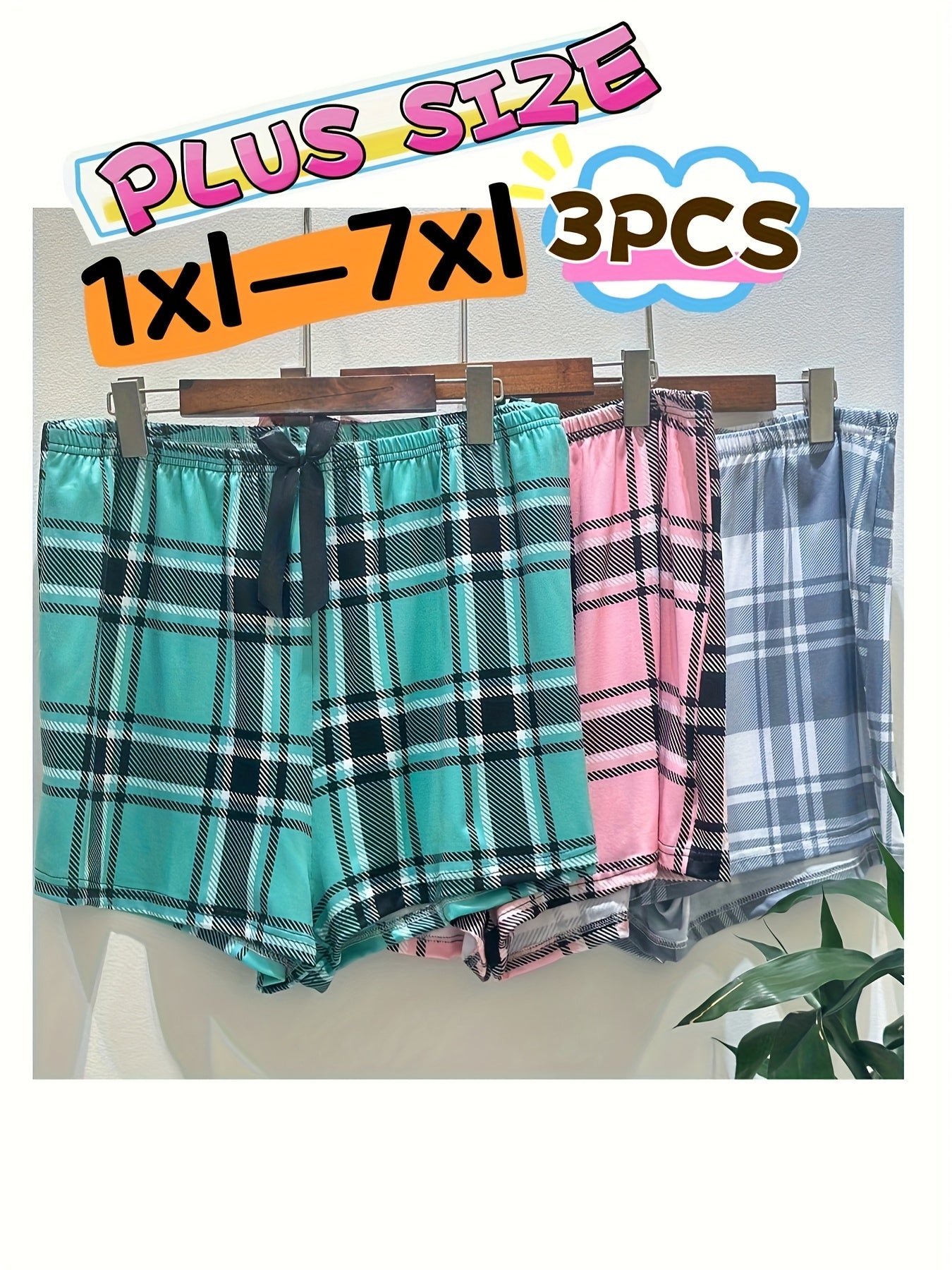 Women's Casual Shorts - 3-Pack Clean Finish detail view