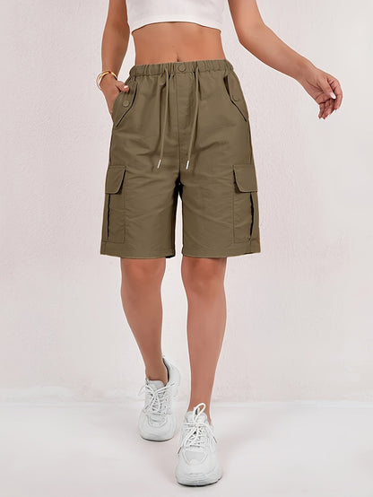 Women's Casual Shorts - 3-Pack Drawstring detail view