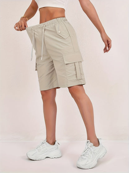 Women's Casual Shorts - 3-Pack Drawstring detail view