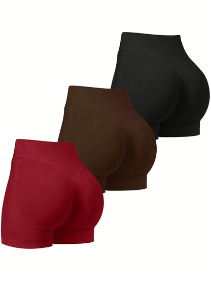 Women's Casual Shorts - 3-Pack Regular Fit detail view