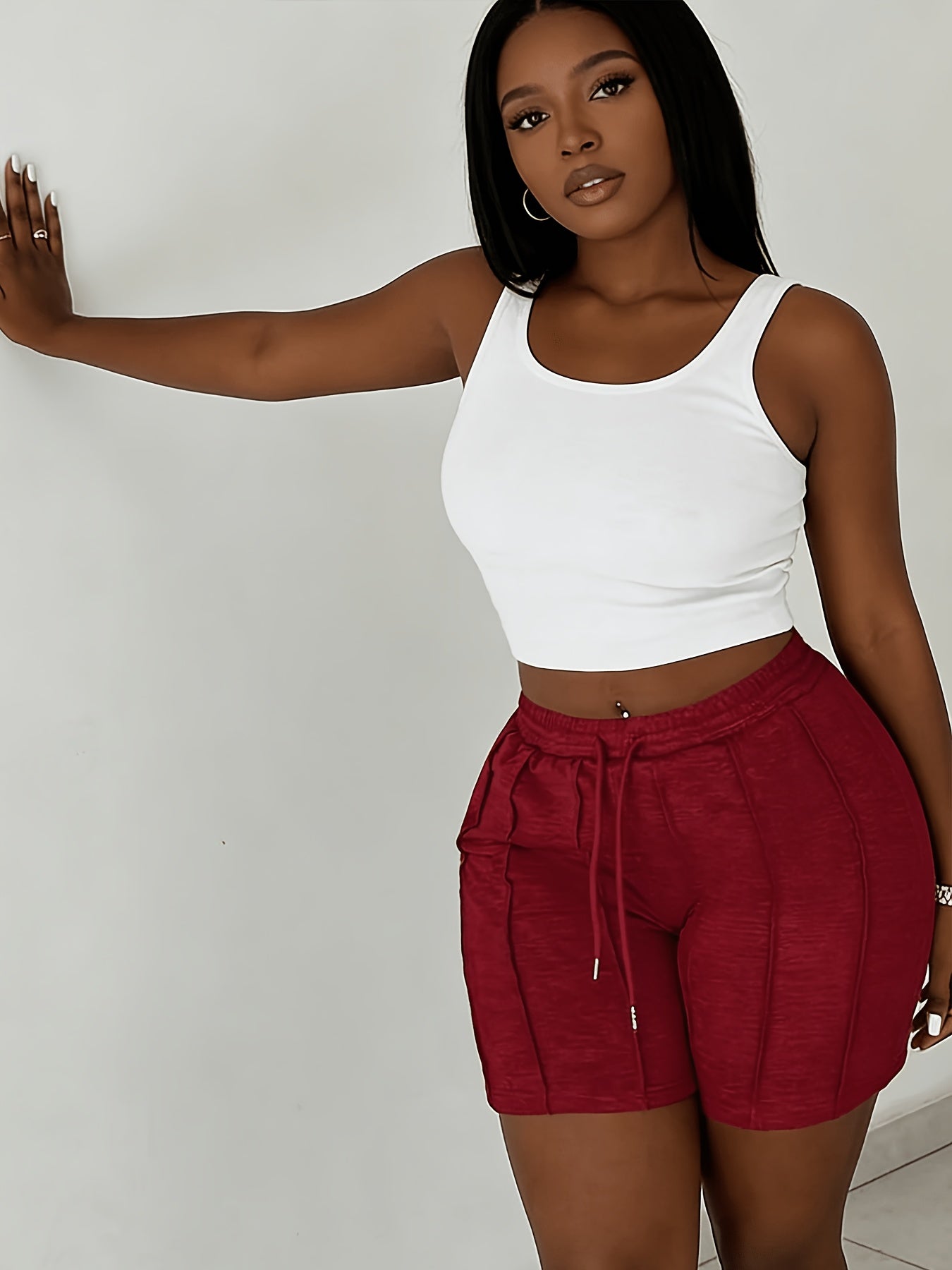 Women's Casual Shorts - 4-Pack Pockets detail view