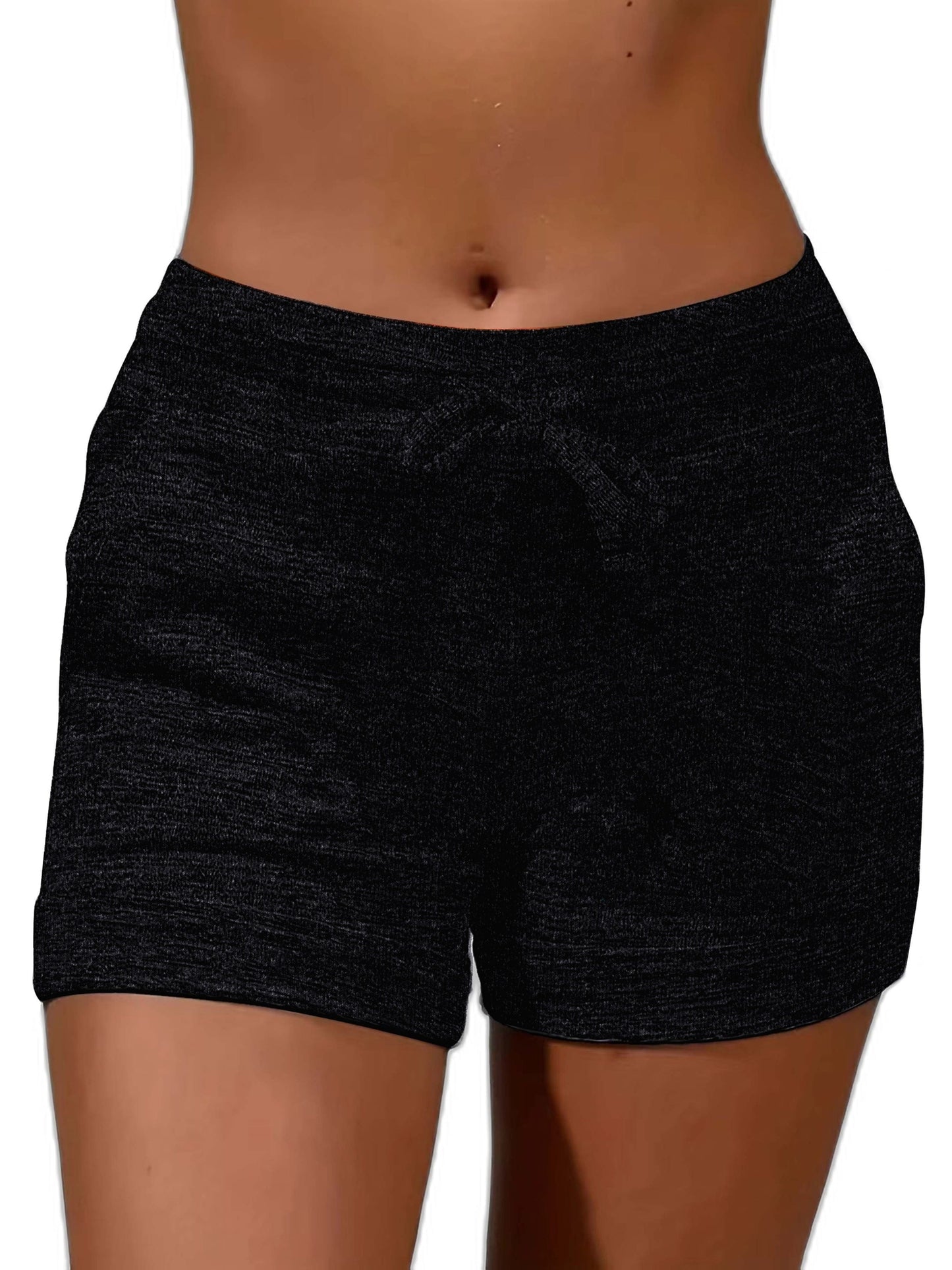 Women's Casual Shorts - Drawstring Regular Fit detail view